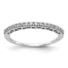 Diamond2deal 14k Gold Lab Grown Diamond Wedding Band Ring 1/4ct Clarity- Vs Color- G-h In White