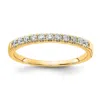 Diamond2deal 14k Gold Lab Grown Diamond Wedding Band Ring 1/4ct Clarity- Vs Color- G-h In Yellow