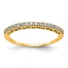 Diamond2deal 14k Gold Lab Grown Diamond Wedding Band Ring 1/4ct Clarity- Vs Color- G-h In Yellow