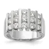 Diamond2deal 14k Gold Lab Grown Diamond Wedding Band Ring 1.5ct Clarity- Vs Color- G-h In White
