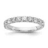 Diamond2deal 14k Gold Lab Grown Diamond Wedding Band Ring 1ct Clarity- Vs Color- G-h In White