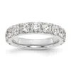 Diamond2deal 14k Gold Lab Grown Diamond Wedding Band Ring 2ct Clarity- Vs Color- G-h In White