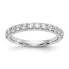 Diamond2deal 14k Gold Lab Grown Diamond Wedding Band Ring 3/4ct Clarity- Vs Color- D-e In White