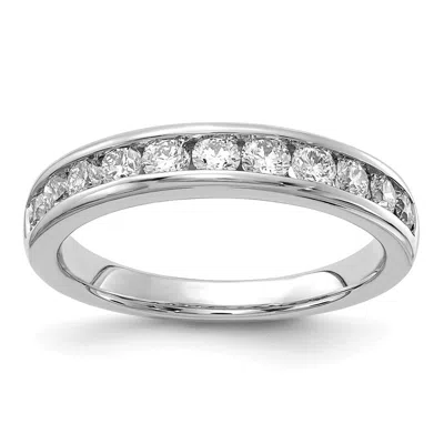 Diamond2deal 14k Gold Lab Grown Diamond Wedding Band Ring 3/4ct Clarity- Vs Color- D-e In White