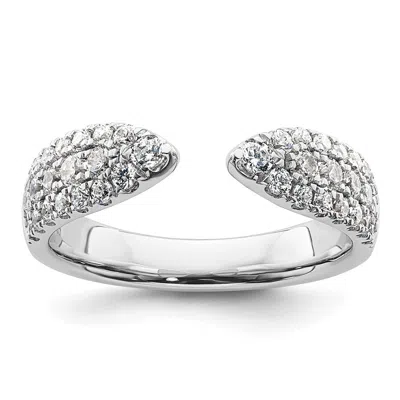 Diamond2deal 14k Gold Lab Grown Diamond Wedding Band Ring 3/4ct Clarity- Vs Color- D-e In White