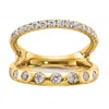 Diamond2deal 14k Gold Lab Grown Diamond Wedding Band Ring 3/4ct Clarity- Vs Color- D-e In Yellow