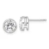 Diamond2deal 14k White Gold 1 1/2 Ct Lab Grown Diamond Solitaire Stud Earrings Vs Clarity, D-e Color In White