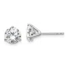 Diamond2deal 14k White Gold 1 1/2 Ctw Lab Grown Diamond Stud Earrings In White