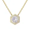 Diamond2deal 14k White Gold 2.4 Carat Round Lab Grown Diamond Pendant Necklace 18" Vvs-vs In White