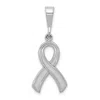 Diamond2deal 14k White Gold Awareness Pendant In White
