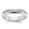 Diamond2deal 14k White Gold Lab Grown Diamond 9-stone Band Ring 1/2ct Clarity- Vs Color- G-h In White