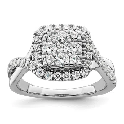 Diamond2deal 14k White Gold Lab Grown Diamond Engagement Ring 1ct Clarity- Vs Color- G-h