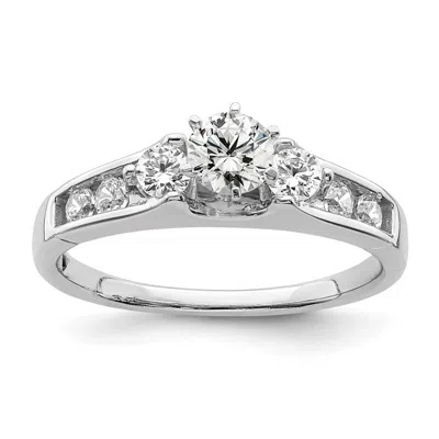 Diamond2deal 14k White Gold Lab Grown Diamond Engagement Ring 2ct Clarity- Vs Color- G-h