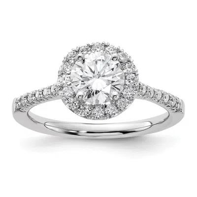 Diamond2deal 14k White Gold Lab Grown Diamond Wedding Band Ring 0.33ct Clarity- Vs Color- D-e