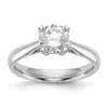 Diamond2deal 14k White Gold Lab Grown Diamond Wedding Band Ring 0.33ct Clarity- Vs Color- D-e In White