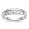 Diamond2deal 14k White Gold Lab Grown Diamond Wedding Band Ring 0.33ct Clarity- Vs Color- G-h In White