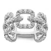 Diamond2deal 14k White Gold Lab Grown Diamond Wedding Band Ring 0.37ct Clarity- Vs Color- D-e In White