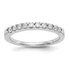 Diamond2deal 14k White Gold Lab Grown Diamond Wedding Band Ring 0.3ct Clarity- Vs Color- G-h In White
