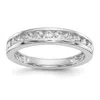 Diamond2deal 14k White Gold Lab Grown Diamond Wedding Band Ring 0.7ct Clarity- Vs Color- G-h In White