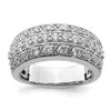 Diamond2deal 14k White Gold Lab Grown Diamond Wedding Band Ring 1.25ct Clarity- Vs Color- G-h In White