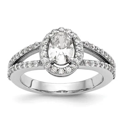 Diamond2deal 14k White Gold Lab Grown Diamond Wedding Band Ring 1/2ct Clarity- Vs Color- G-h