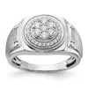 Diamond2deal 14k White Gold Lab Grown Diamond Wedding Band Ring 1/2ct Clarity- Vs Color- G-h In White