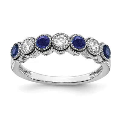 Diamond2deal 14k White Gold Lab Grown Diamond Wedding Band Ring 1/2ct Clarity- Vs Color- G-h