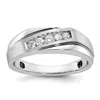Diamond2deal 14k White Gold Lab Grown Diamond Wedding Band Ring 1/4ct Clarity- Vs Color- G-h In White