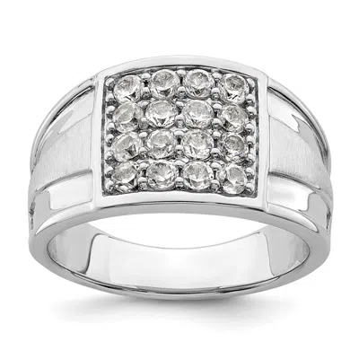 Diamond2deal 14k White Gold Lab Grown Diamond Wedding Band Ring 1.5ct Clarity- Vs Color- G-h