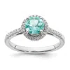 Diamond2deal 14k White Gold Lab Grown Diamond Wedding Band Ring 1/5ct Clarity- Vs Color- G-h In White