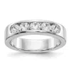 Diamond2deal 14k White Gold Lab Grown Diamond Wedding Band Ring 1ct Clarity- Vs Color- D-e In White