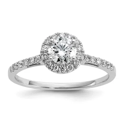 Diamond2deal 14k White Gold Lab Grown Diamond Wedding Band Ring 3/4ct Clarity- Vs Color- G-h