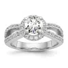 Diamond2deal 14k White Gold Lab Grown Diamond Wedding Band Ring 3/4ct Clarity- Vs Color- G-h In White