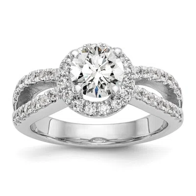 Diamond2deal 14k White Gold Lab Grown Diamond Wedding Band Ring 3/4ct Clarity- Vs Color- G-h