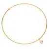 Diamond2deal 14k Yellow Gold 1 Ct Pear Cut Lab Grown Diamond Pendant Necklace 18" Vvs-vs In Yellow