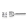 Diamond2deal 14k Yellow Gold 1/3 Ct Round Lab Grown Diamond Stud Earrings Screw Back Vs Clarity, D-e Color In Yellow
