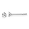 Diamond2deal 14k Yellow Gold 1/7 Ct Round Lab Grown Diamond Stud Earrings Vs Clarity, G-h Color In White
