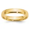 Diamond2deal 14k Yellow Gold 4mm Lightweight Comfort Fit Wedding Band Ring