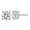 Diamond2deal 14k Yellow Gold 6 Ct Round Lab Grown Diamond Stud Earrings Vs Clarity, G-h Color In Yellow