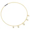 Diamond2deal 14k Yellow Gold 7 Ct Oval Cut Lab Grown Diamond Pendant Necklace 18" Vvs-vs, E-f In Yellow