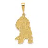 Diamond2deal 14k Yellow Gold Beagle Pendant In Yellow