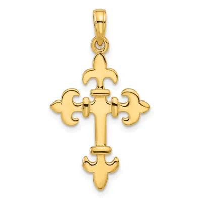 Diamond2deal 14k Yellow Gold Fancy Pendant