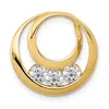 Diamond2deal 14k Yellow Gold Lab Grown Diamond Pendant (0.39ct, Vs, G-h) In Yellow