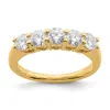 Diamond2deal 14k Yellow Gold Lab Grown Diamond Wedding Band Ring 1.33ct Clarity- Vs Color- D-e In Yellow