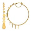 Diamond2deal 14k Yellow Gold Large 48mm Polished Hollow Hoop Earrings In Gold
