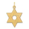 Diamond2deal 14k Yellow Gold Laser Designed Star Of David Pendant In Yellow