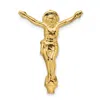 Diamond2deal 14k Yellow Gold Polished Solid Risen Christ Chain Slide In Yellow