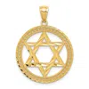 Diamond2deal 14k Yellow Gold Star Of David Pendant In Yellow