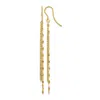 Diamond2deal 14k Yellow Gold Tassel Shephard Drop Dangle Earrings In Gold