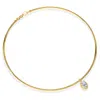 Diamond2deal 14k Yellow Gold 1 Ct Pear Cut Lab Grown Diamond Pendant Necklace 18" Vvs-vs In Brown